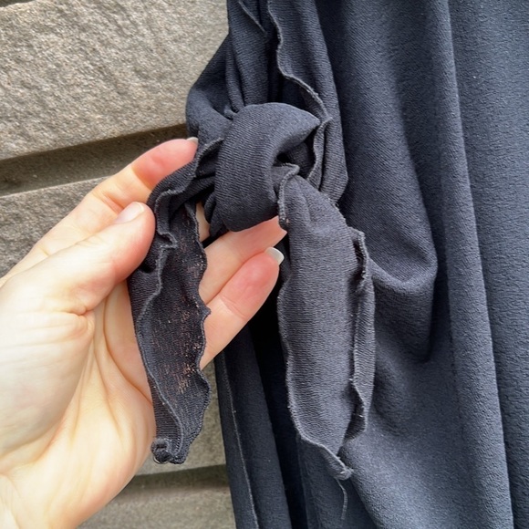 Bikini Bay Black Sheer Side Tie Bathing Suit Wrap - Picture 3 of 6